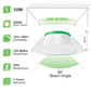 10 Pack 10W/12W/13W LED Recessed Downlight 3CCT Dimmable 90mm IP44 White Nickel Frame