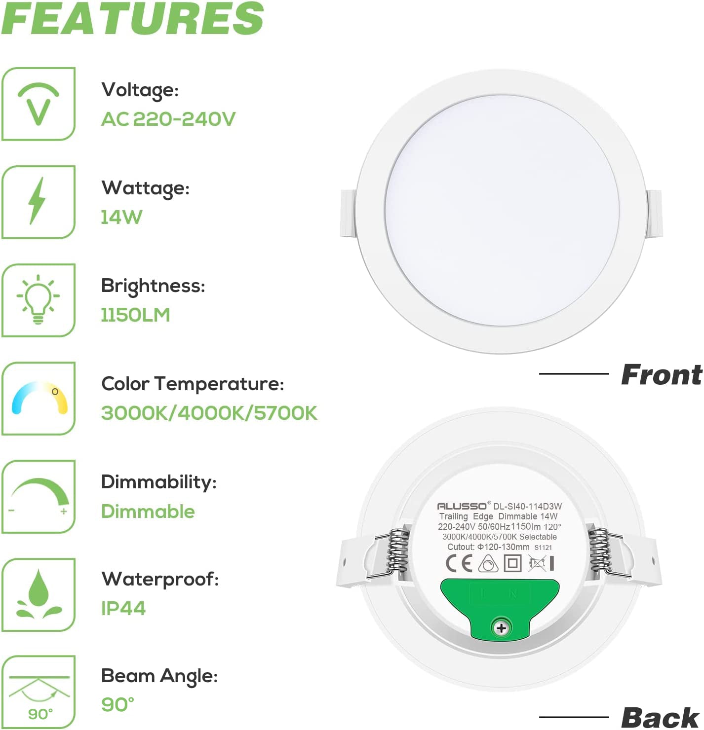 120mm downlight 2024